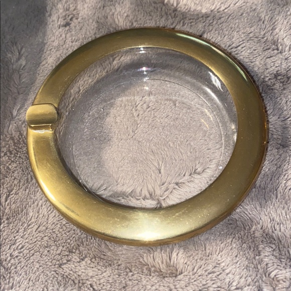 Brass and Glass Vintage Ashtray With Match Holder. - Picture 4 of 4
